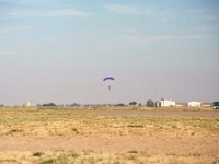 USA ID Caldwell 2002JUL21 FITZY SkydiveIdaho 026  I reckon if I take up the sport of skydiving I'll take some cash up with me. That's to pay for the taxi ride back!!! : 2002, Americas, Caldwell, Idaho, July, North America, Skydive Idaho, Skydiving, USA
